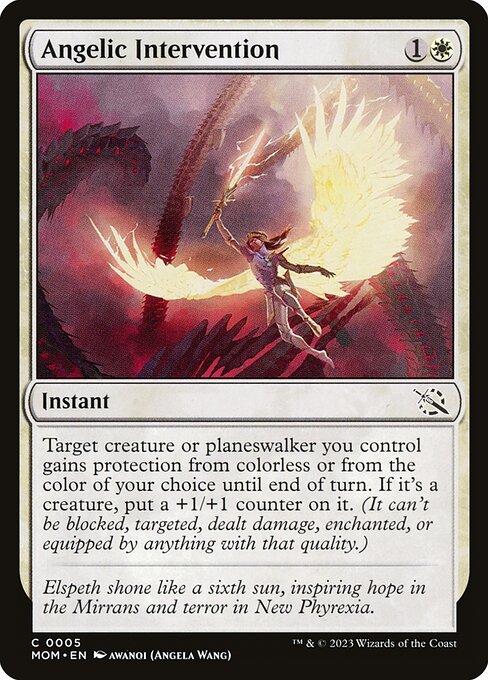 Angelic Intervention highlighted card art