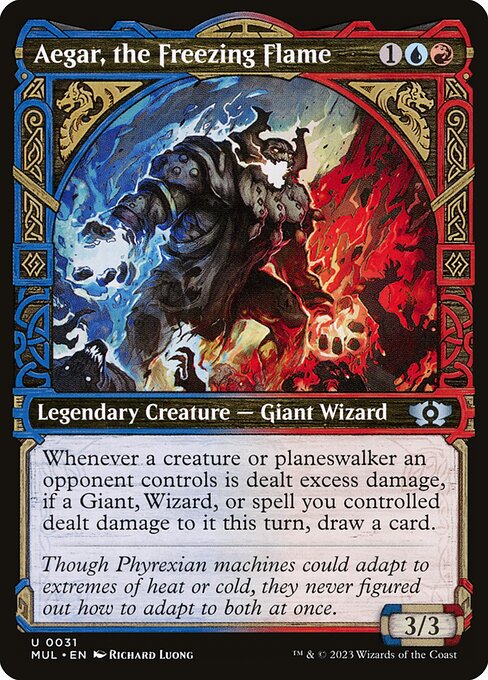 Aegar, the Freezing Flame highlighted card art