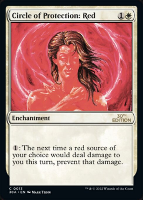 Circle of Protection: Red highlighted card art