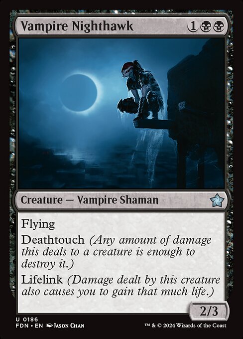Vampire Nighthawk highlighted card art