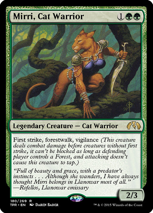 Mirri, Cat Warrior highlighted card art