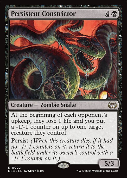 Persistent Constrictor highlighted card art