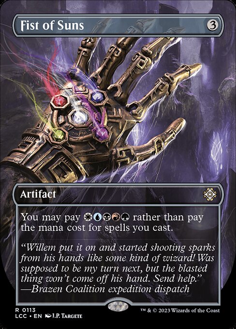 Fist of Suns highlighted card art