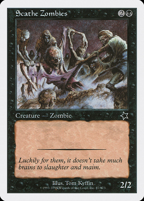 Scathe Zombies from Starter 1999