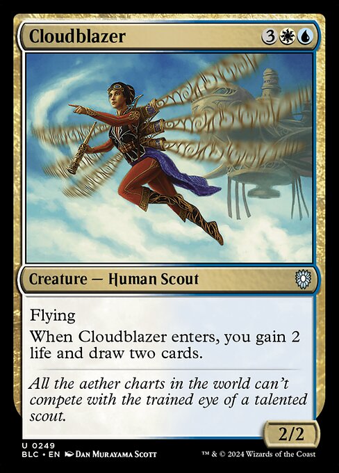 Cloudblazer from Bloomburrow Commander