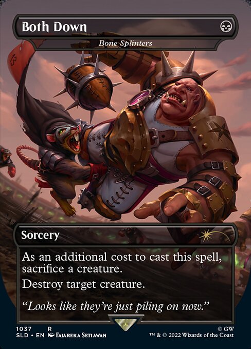 Bone Splinters highlighted card art