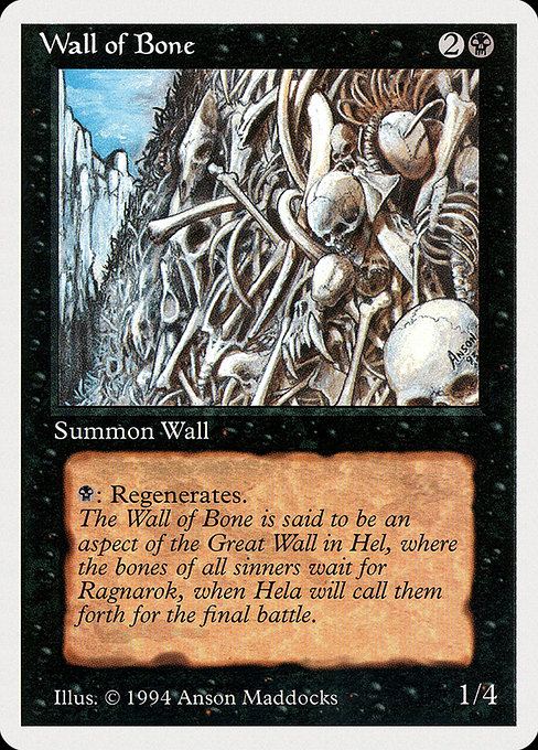 Wall of Bone from Summer Magic / Edgar