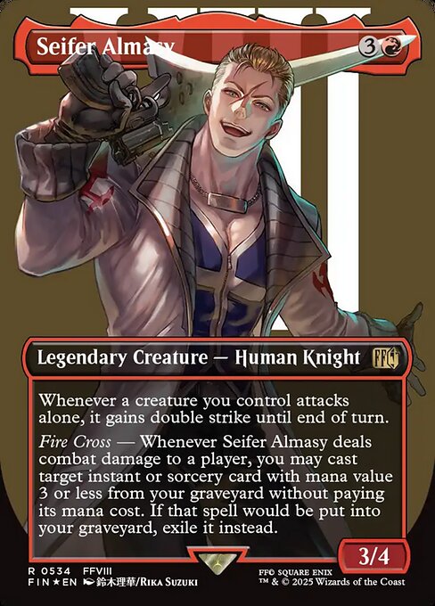 Seifer Almasy highlighted card art