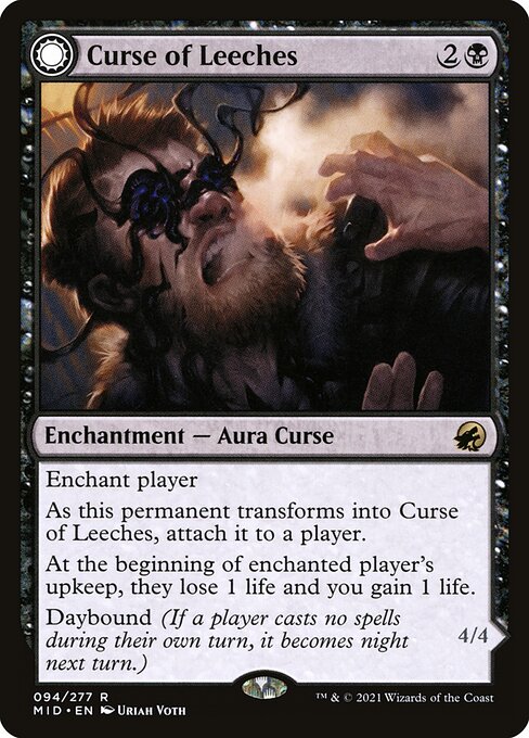 Curse of Leeches // Leeching Lurker from Innistrad: Midnight Hunt