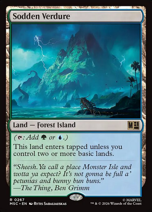 Sodden Verdure from Marvel Super Heroes Commander