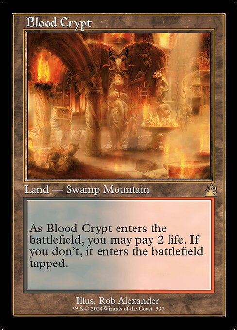Blood Crypt from Ravnica Remastered