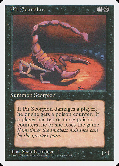 Pit Scorpion from Fourth Edition