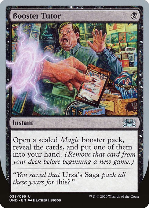 Booster Tutor highlighted card art