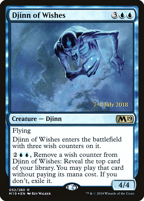 Djinn of Wishes from Core Set 2019 Promos