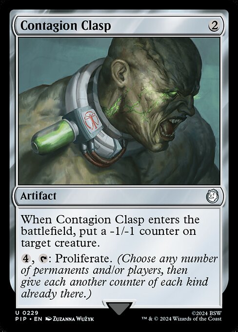 Contagion Clasp highlighted card art