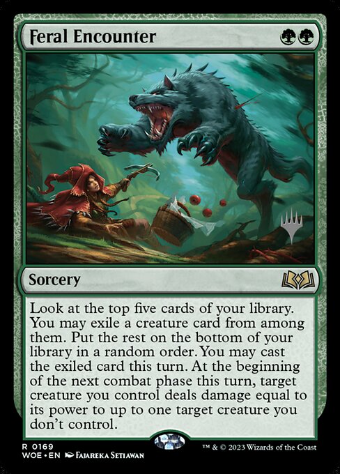 Feral Encounter highlighted card art