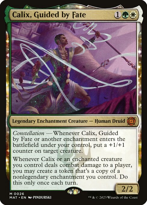 Calix, Guided by Fate highlighted card art