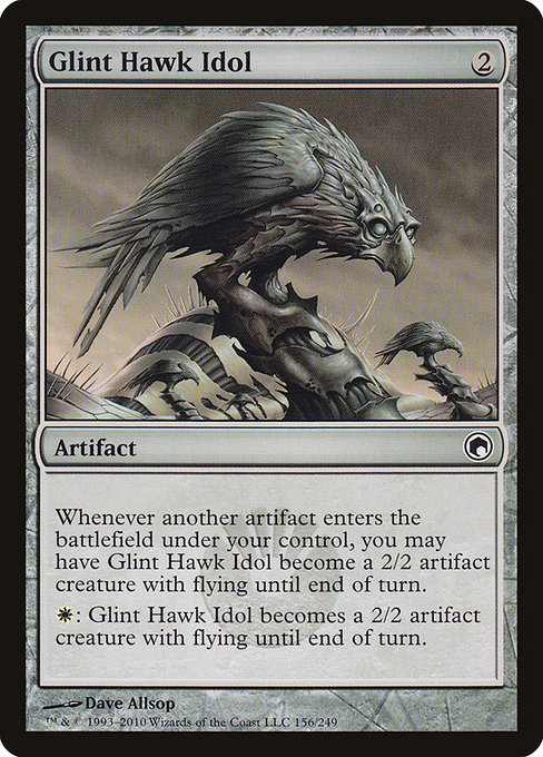 Glint Hawk Idol from Scars of Mirrodin