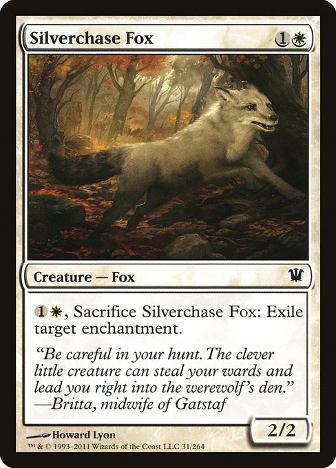 Silverchase Fox from Innistrad