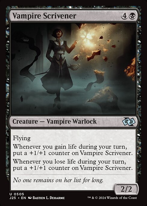 Vampire Scrivener highlighted card art