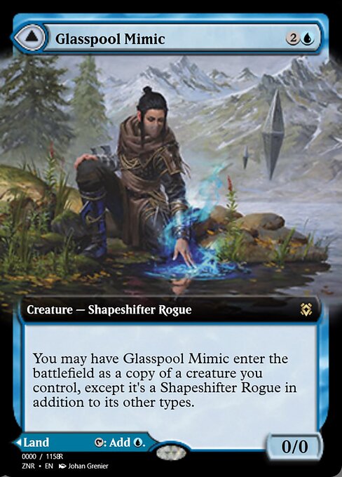 Glasspool Mimic // Glasspool Shore highlighted card art