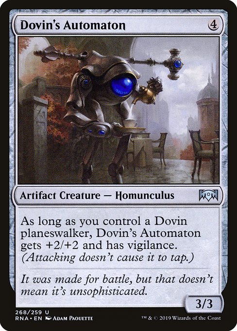 Dovin's Automaton highlighted card art