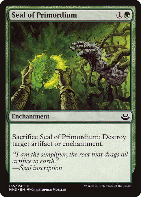 Seal of Primordium from Modern Masters 2017