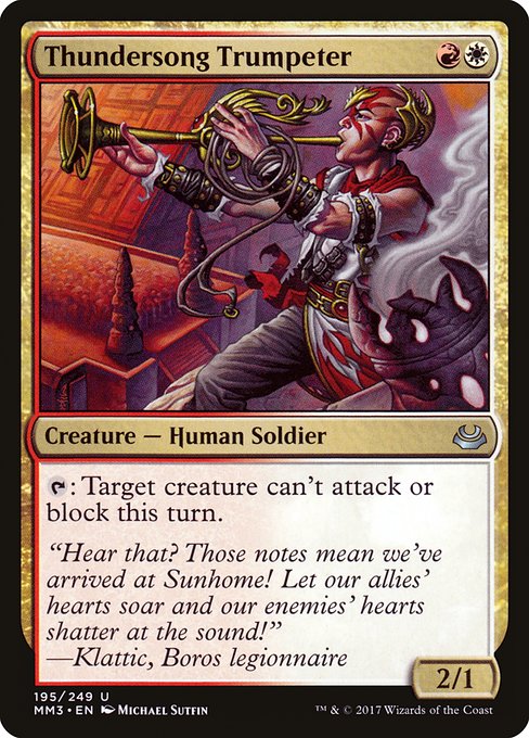 Thundersong Trumpeter highlighted card art