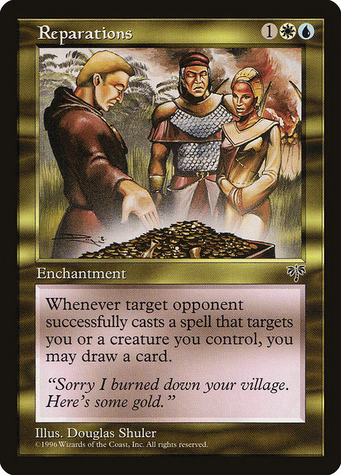 Reparations highlighted card art