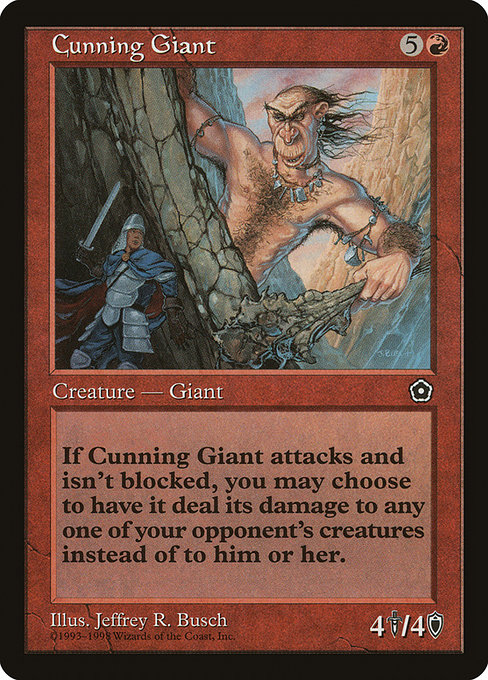 Cunning Giant highlighted card art