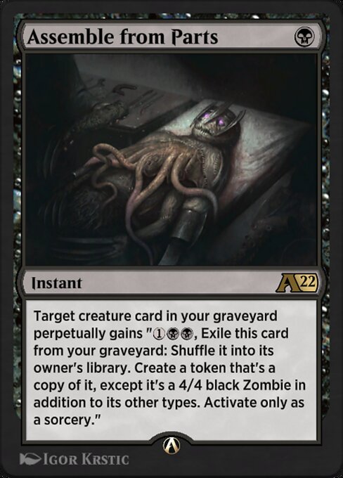 Assemble from Parts highlighted card art