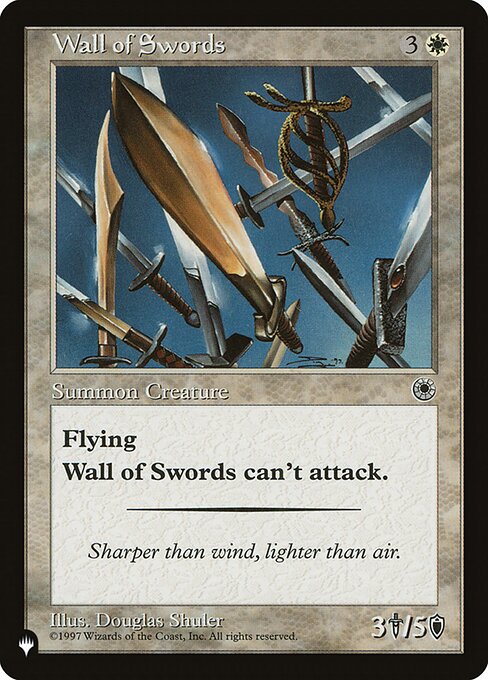 Wall of Swords highlighted card art
