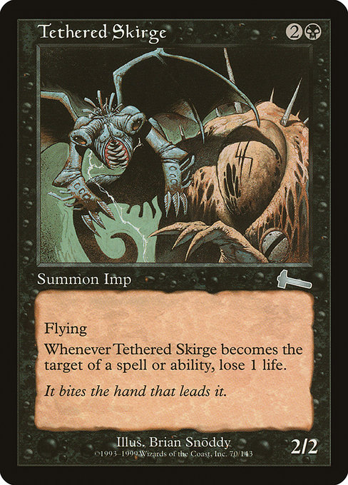 Tethered Skirge highlighted card art