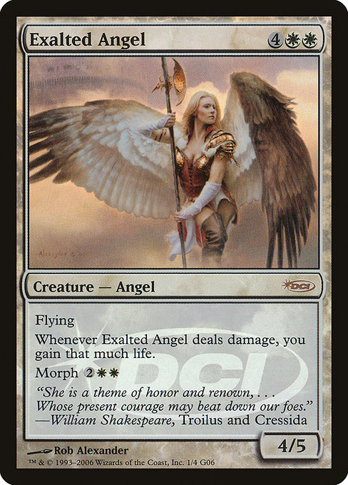 Exalted Angel from Judge Gift Cards 2006
