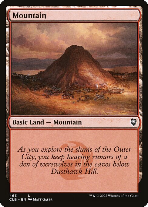 Mountain from Commander Legends: Battle for Baldur's Gate