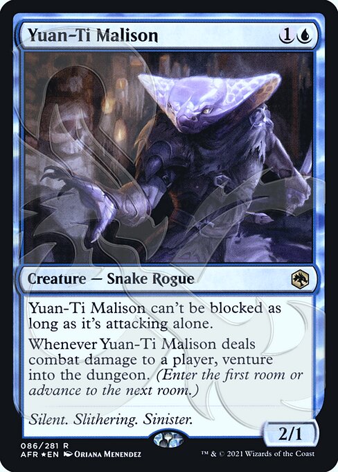 Yuan-Ti Malison from Adventures in the Forgotten Realms Promos