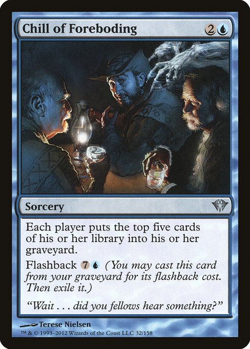 Chill of Foreboding highlighted card art