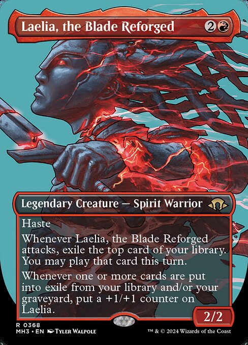 Laelia, the Blade Reforged highlighted card art