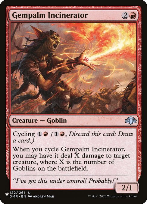 Gempalm Incinerator from The List