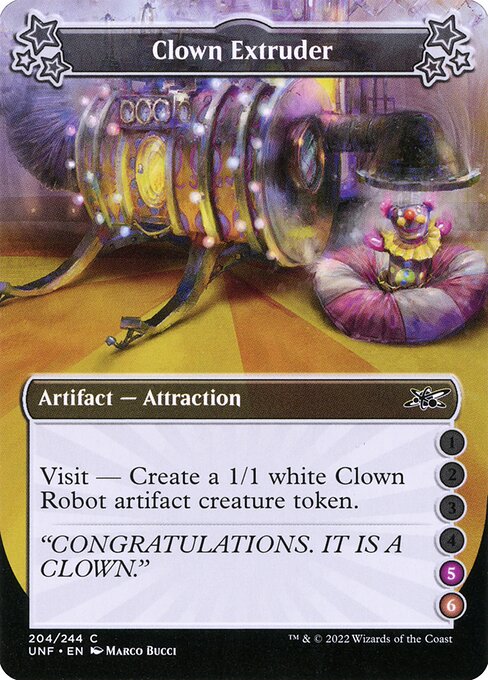 Clown Extruder highlighted card art