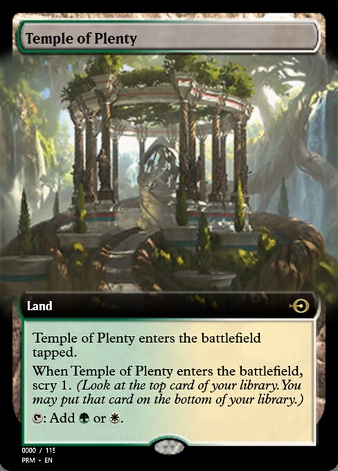 Temple of Plenty from Magic Online Promos
