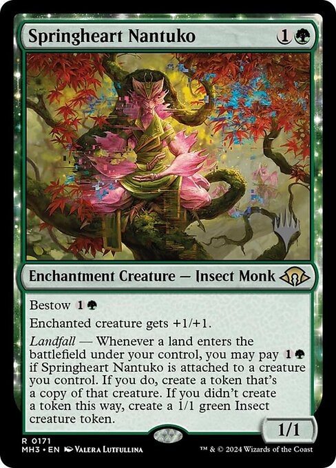 Springheart Nantuko highlighted card art