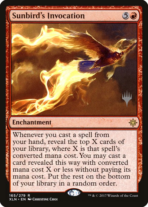 Sunbird's Invocation from Ixalan Promos