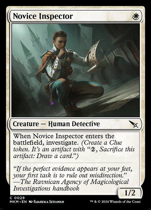 Novice Inspector highlighted card art