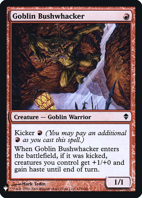 Goblin Bushwhacker from The List