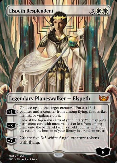 Elspeth Resplendent highlighted card art