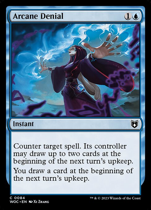 Arcane Denial from Wilds of Eldraine Commander
