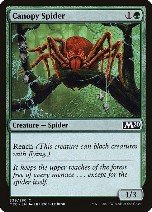Canopy Spider from Core Set 2020