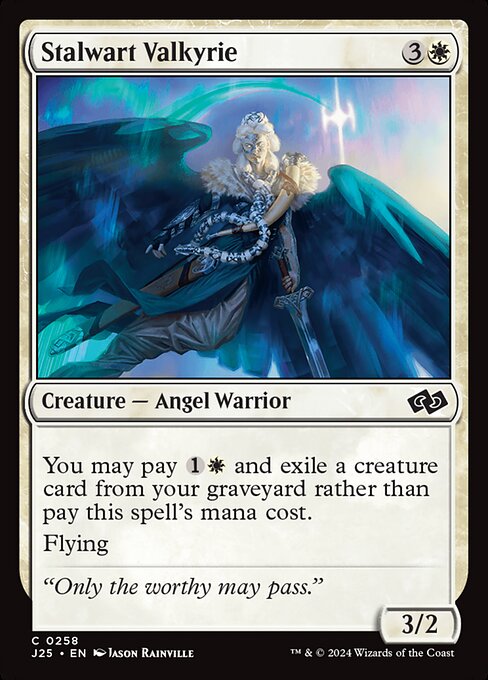 Stalwart Valkyrie highlighted card art