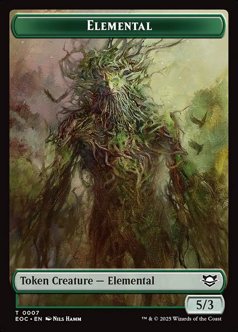 Elemental highlighted card art